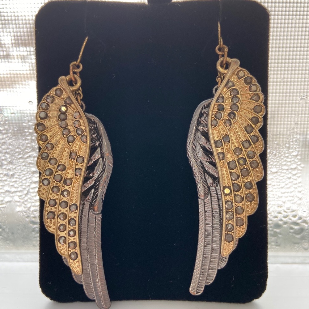 Angel wings earrings